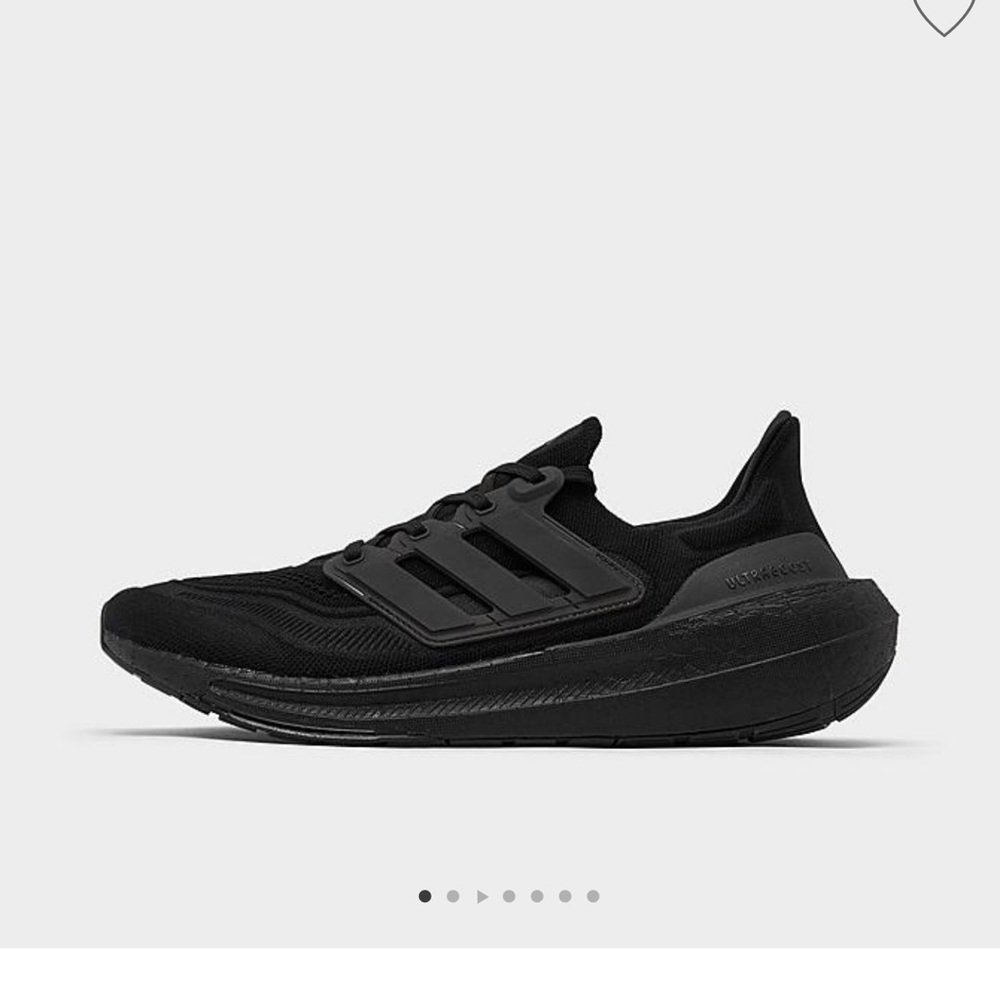 Men’s all black adidas ultraboost 22